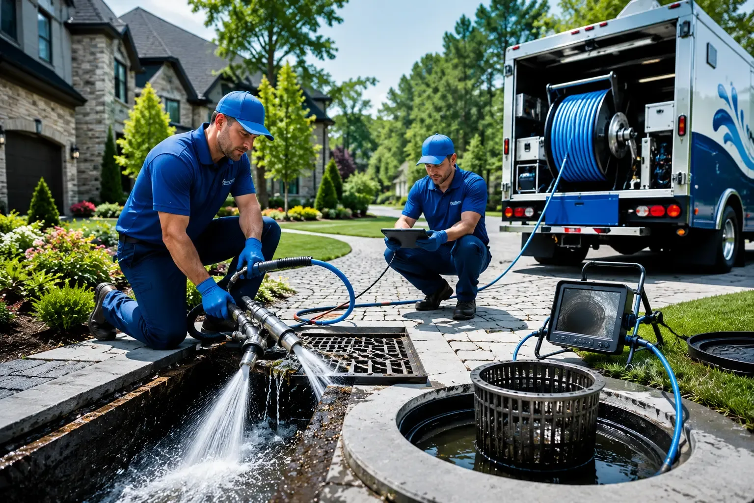 Local outdoor drain cleaning professionals in Krakow, WI