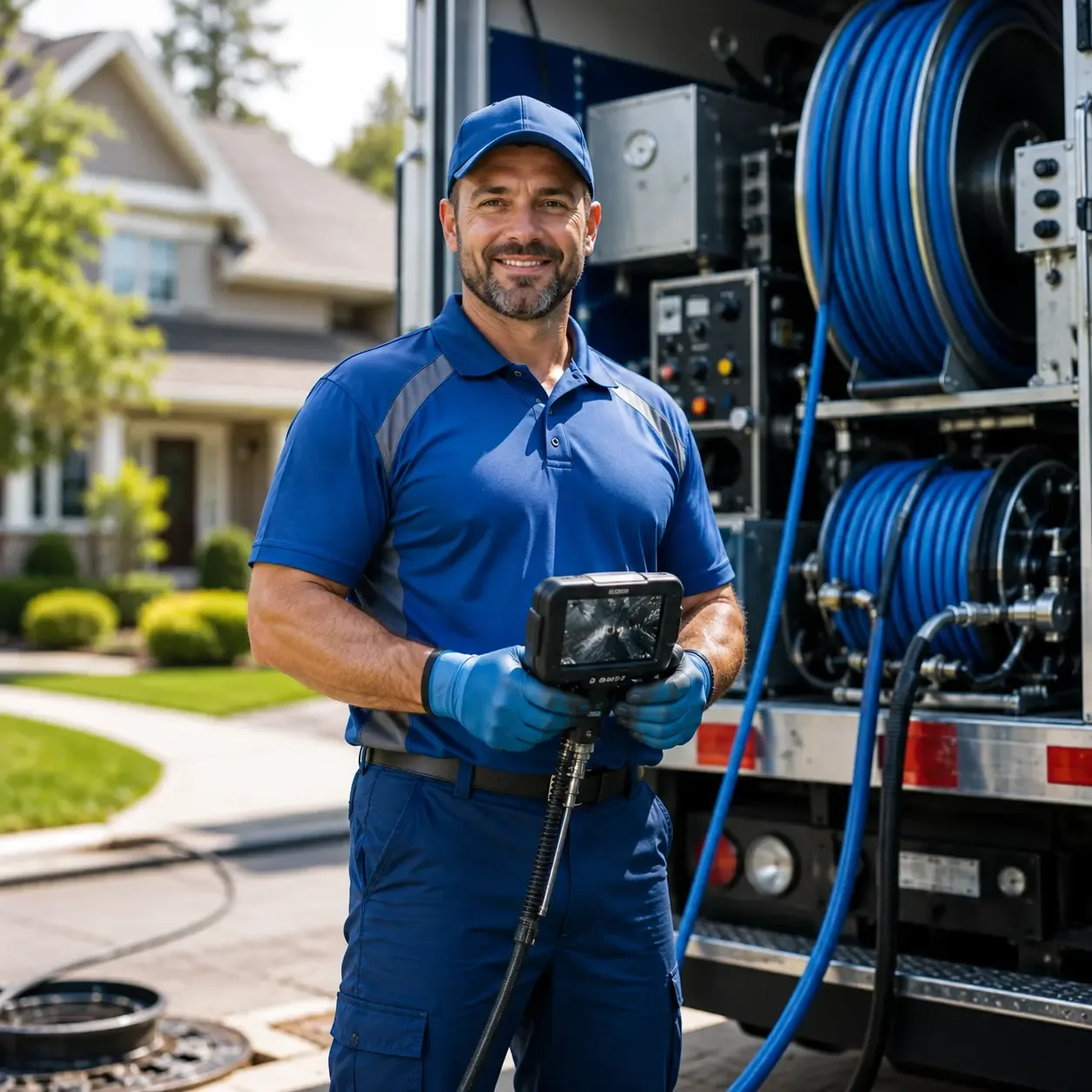 Local outdoor drain cleaning specialists in Krakow, WI